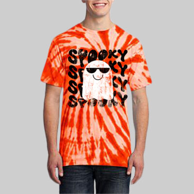 Adult Tie-Dye T-Shirt - Fall Holidays - Ghost Thumbnail